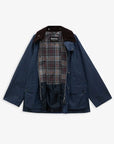 Barbour Oversized Bedale Waxed Jacket Cobalt Blue
