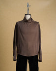 Motiv Osprey Mock Neck Wool Jersey Bronze