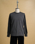 Motiv Swedish Thermal Knit Wool French Terry Charcoal
