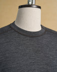 Motiv Swedish Thermal Knit Wool French Terry Charcoal