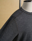 Motiv Swedish Thermal Knit Wool French Terry Charcoal