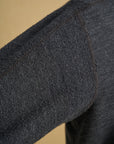 Motiv Swedish Thermal Knit Wool French Terry Charcoal