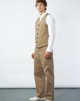 HG Keld Straight Cut Trousers Beige