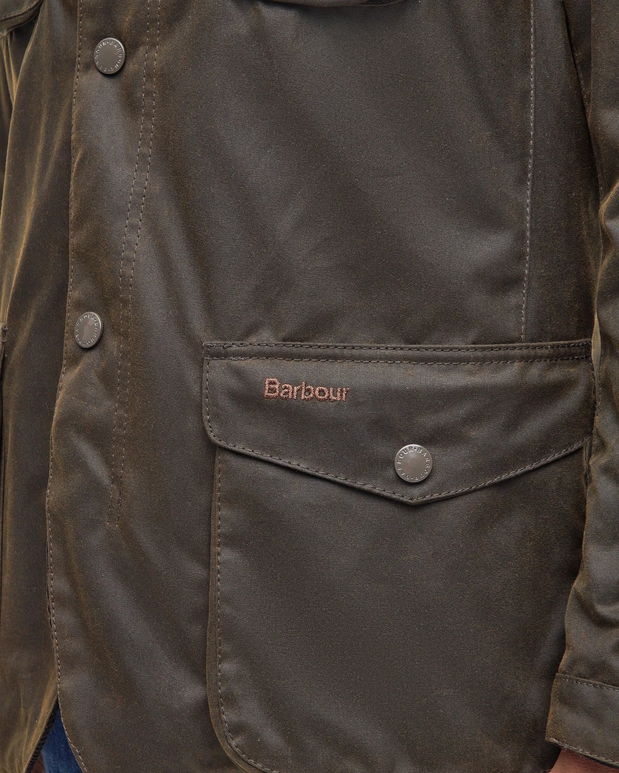 Barbour Ogston Wax Olive