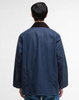 Barbour Oversized Bedale Waxed Jacket Cobalt Blue
