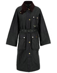 Barbour Women Milda Waxed Trench Coat Fern/Sage/Ancient