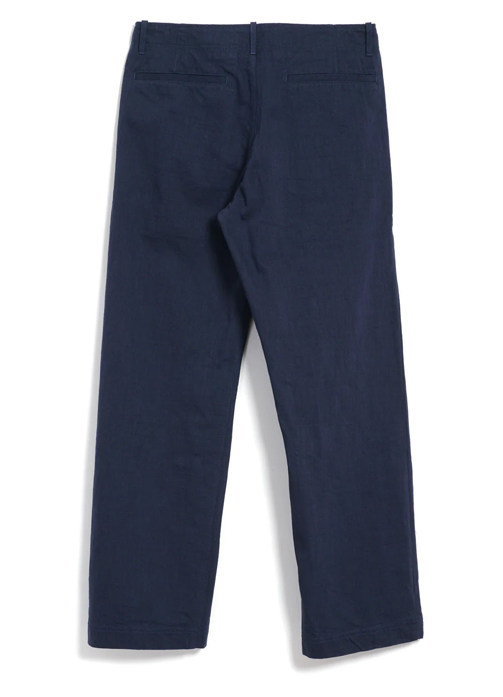 HG Keld Straight Legs Work Trousers Navy Slub