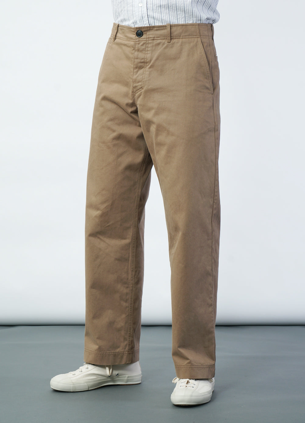 HG Keld Straight Cut Trousers Beige
