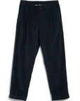 HG Sune Pleated Wide Cut Trousers Dusty Navy