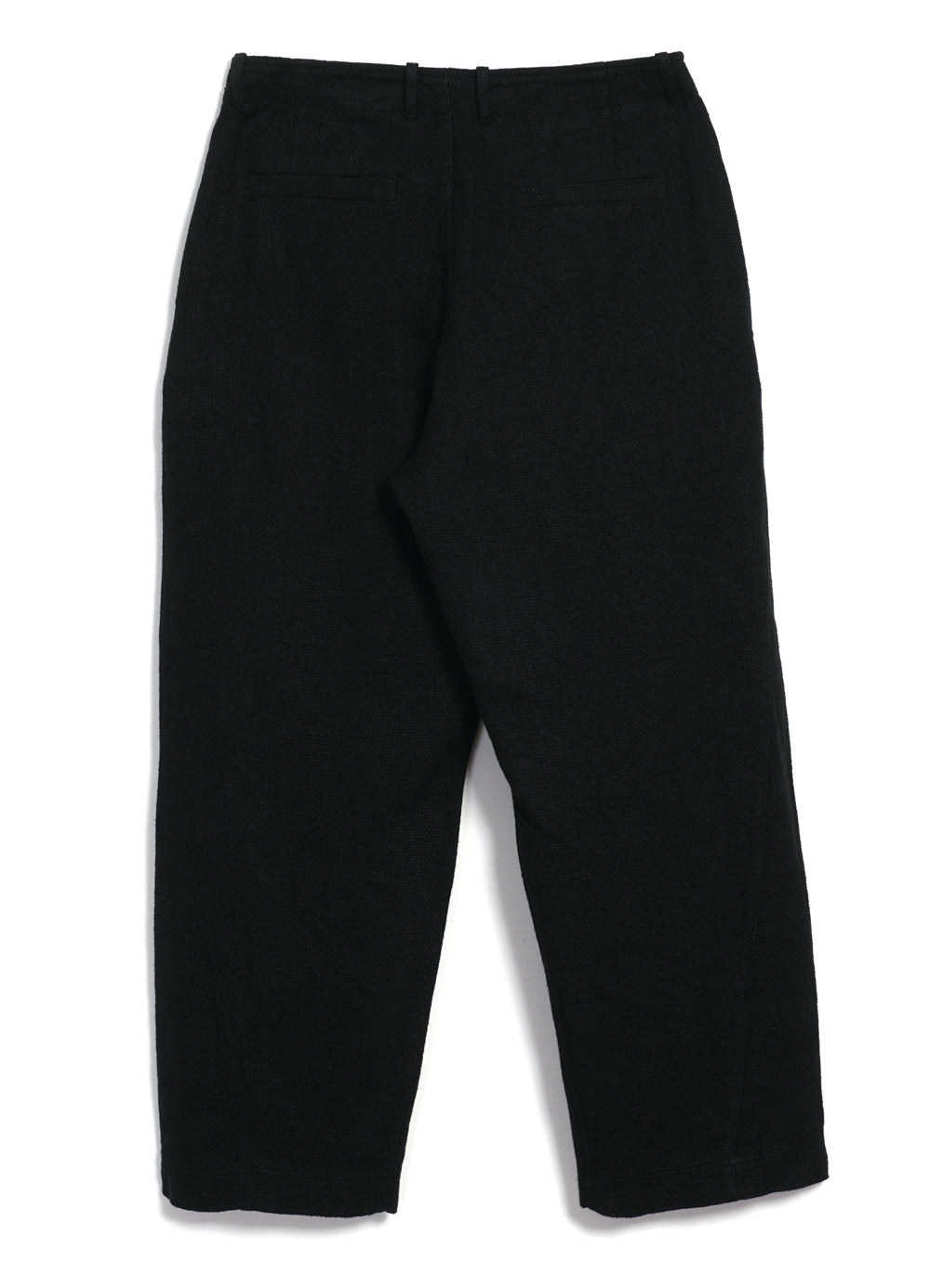 HG Bobby Wide Pleated Trousers Black Gauze