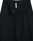 HG Andrew Super Wide Cut Trousers Black Drill