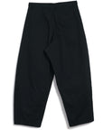 HG Andrew Super Wide Cut Trousers Black Drill