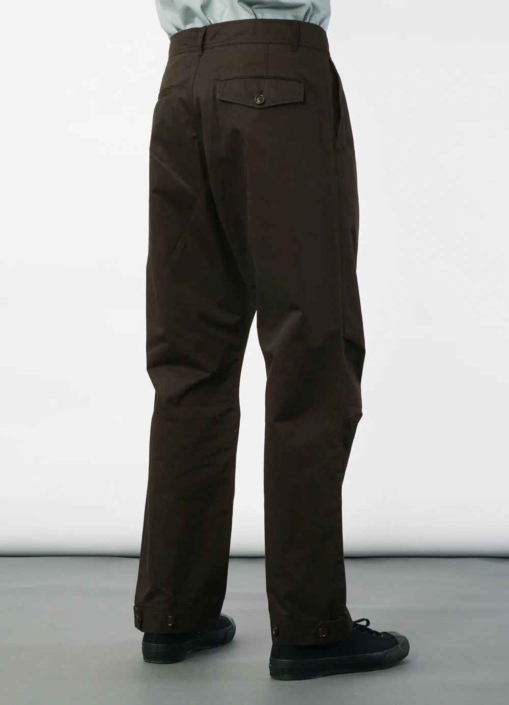 HG Karlo Wide Cut Utility Trousers Coffee Drill