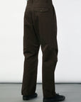 HG Karlo Wide Cut Utility Trousers Coffee Drill