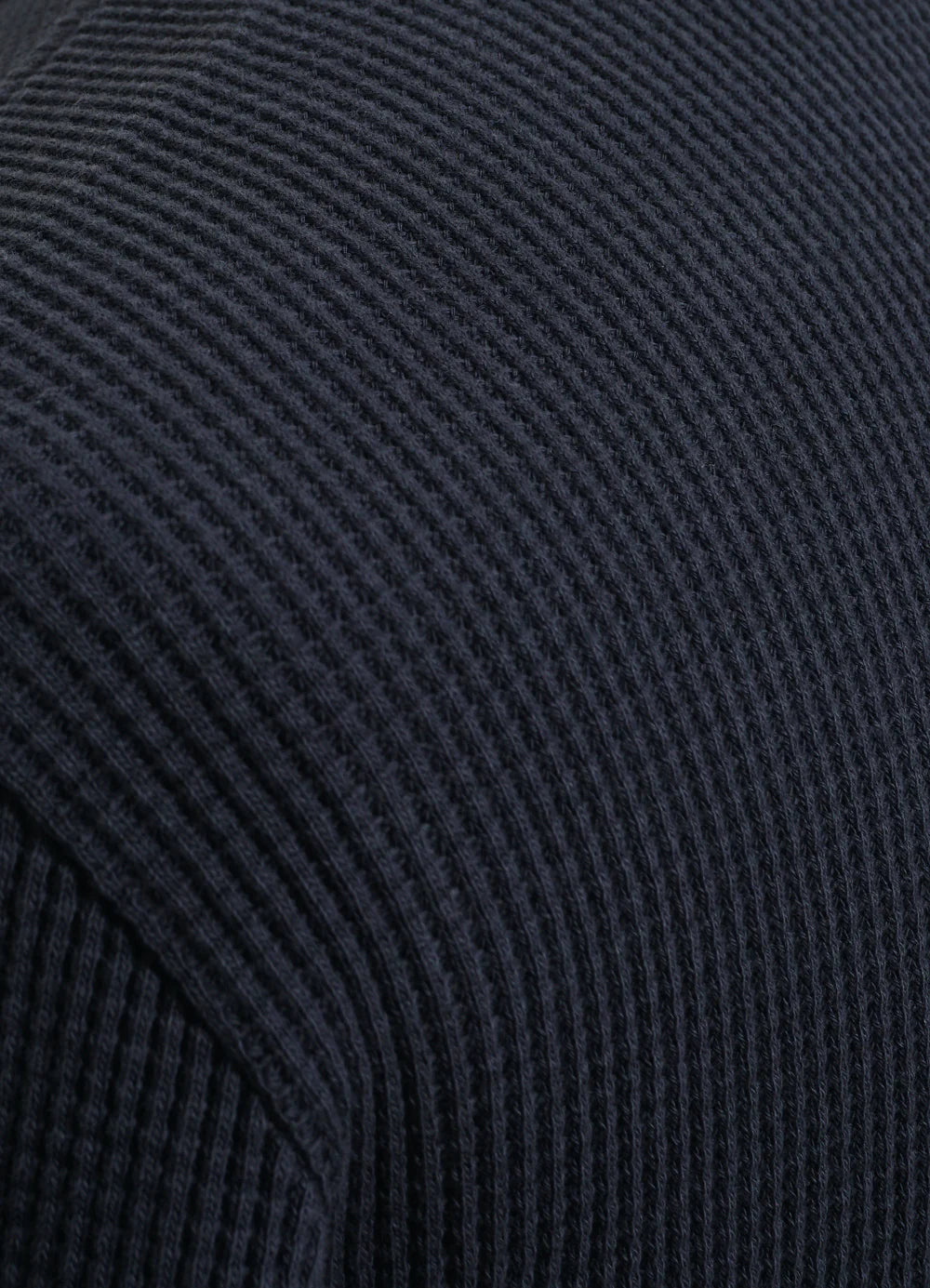 HG HERMANN Long Sleeve Knitted Henley Blue Grey