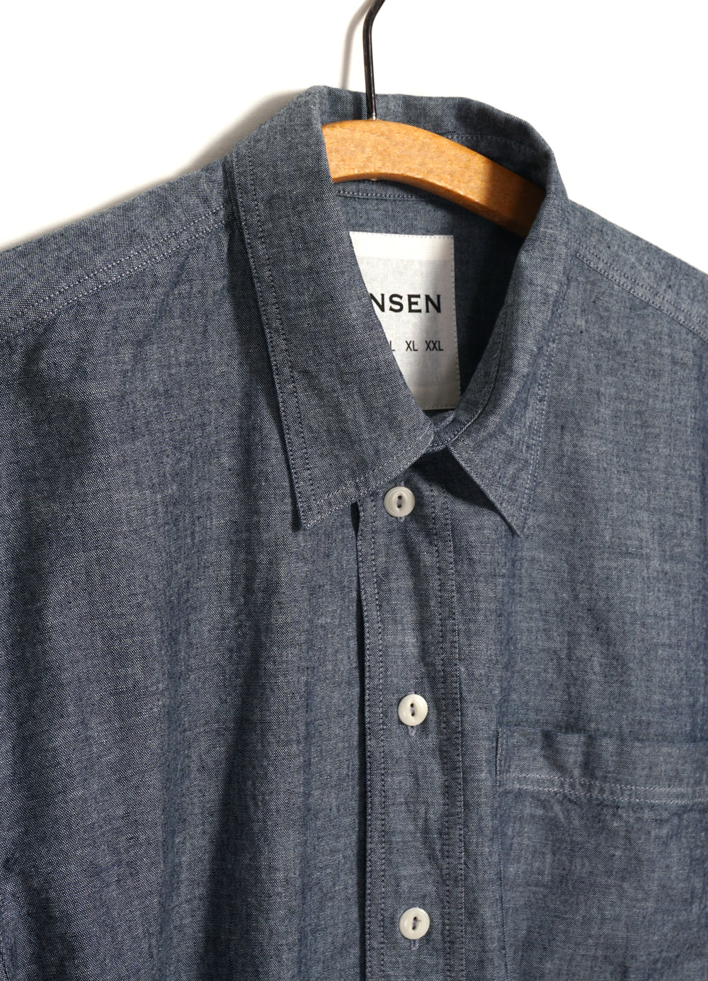 HG Raymond Loose Cut Shirt Indigo Chambray