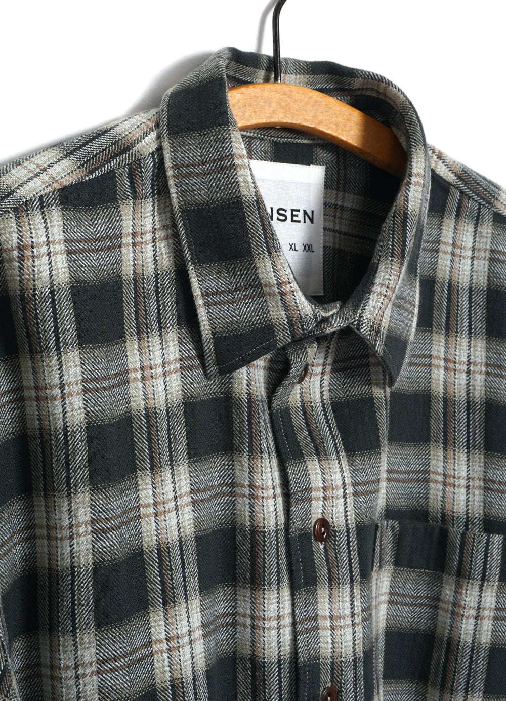HG Raymond Loose Cut Shirt Black Checks