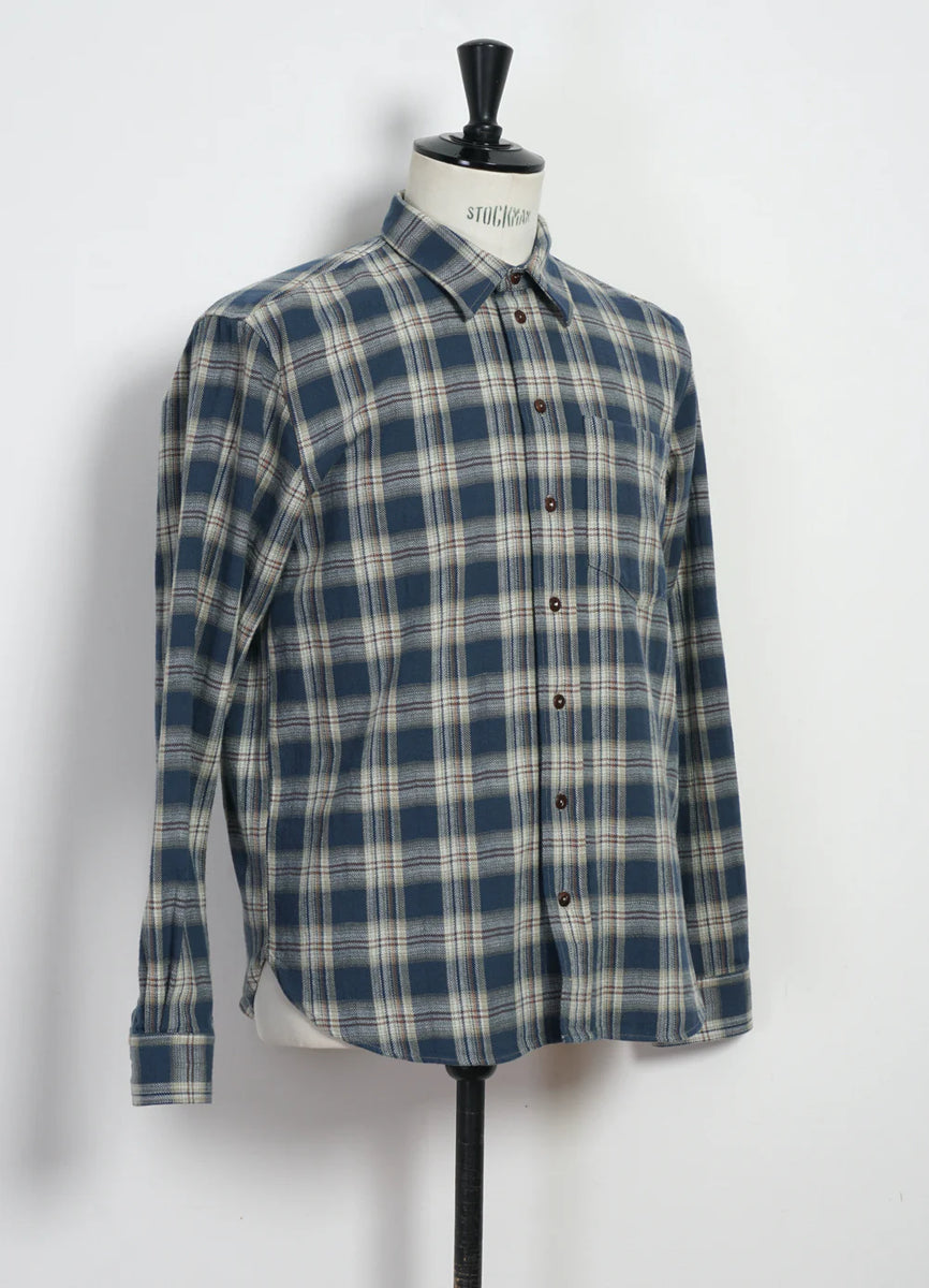 HG Raymond Loose Cut Shirt Blue Checks – Store Du Nord