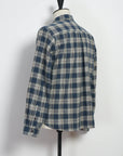 HG Raymond Loose Cut Shirt Blue Checks