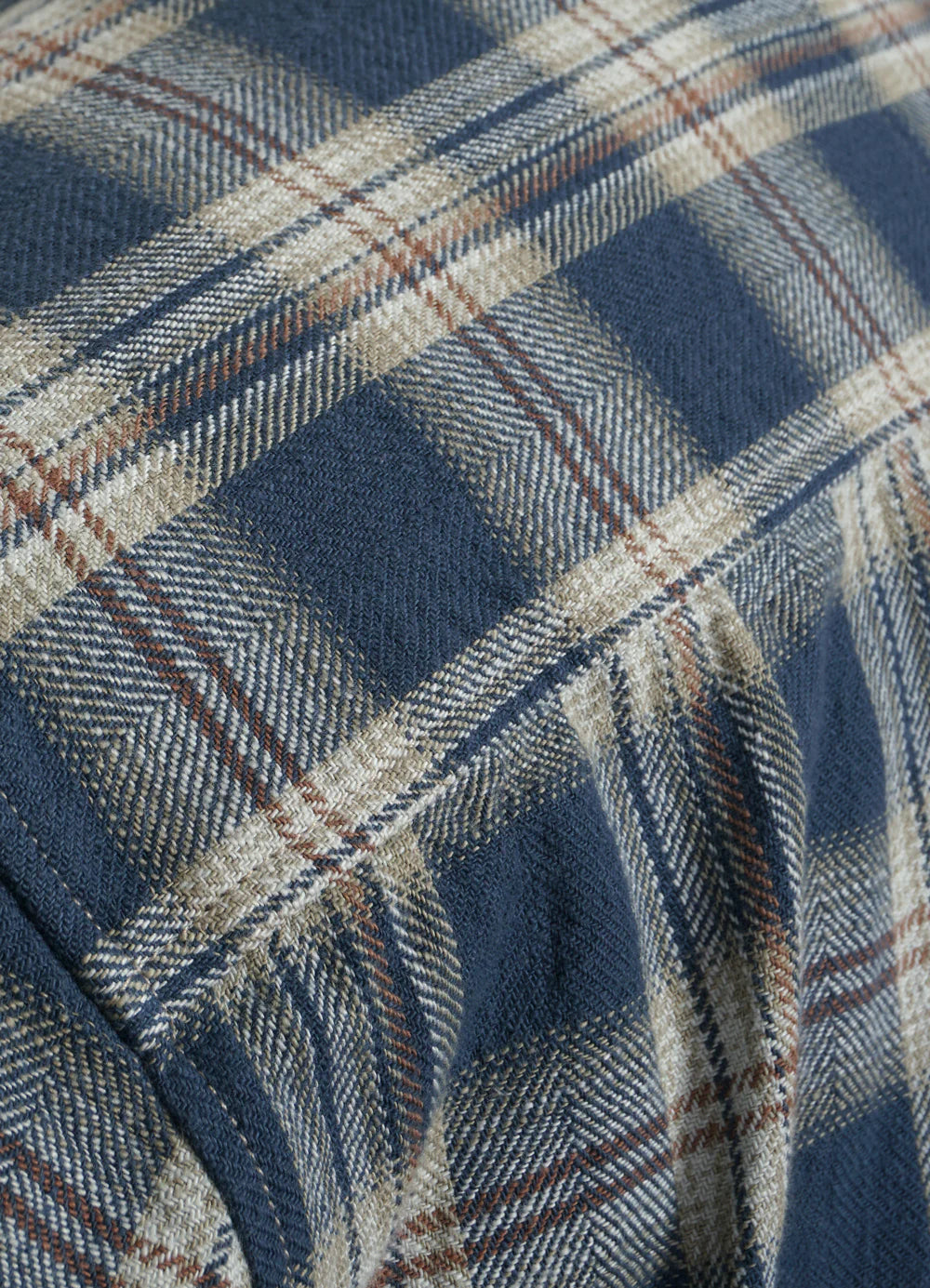 HG Raymond Loose Cut Shirt Blue Checks