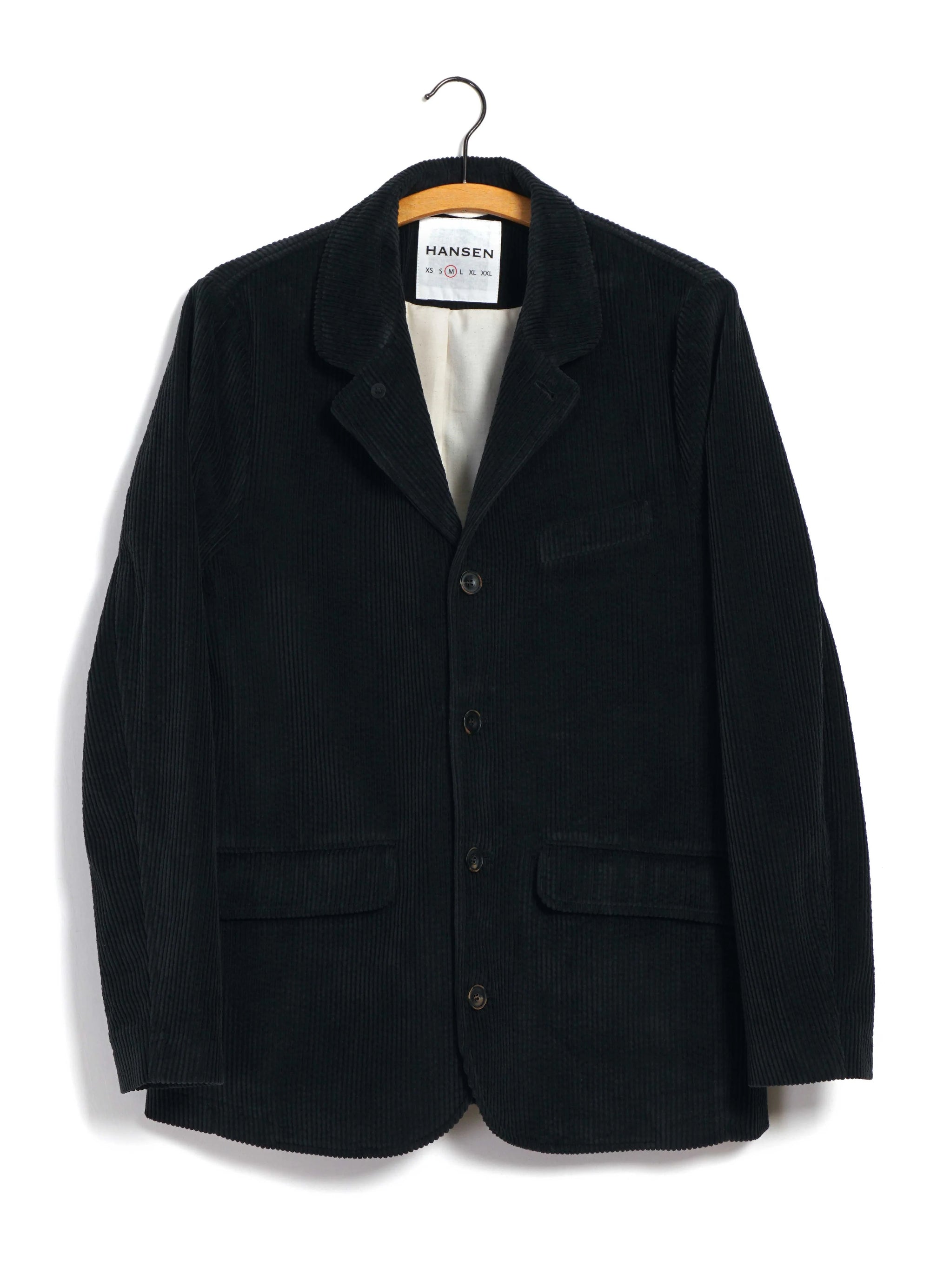 HG Vincent Classic Four Button Workwear Blazer Dusty Black
