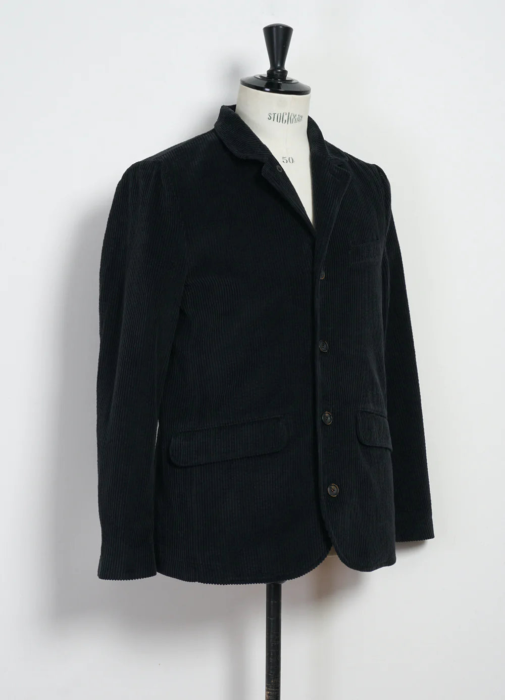 HG Vincent Classic Four Button Workwear Blazer Dusty Black