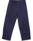HG Bobby Wide Pleated Trousers Marine