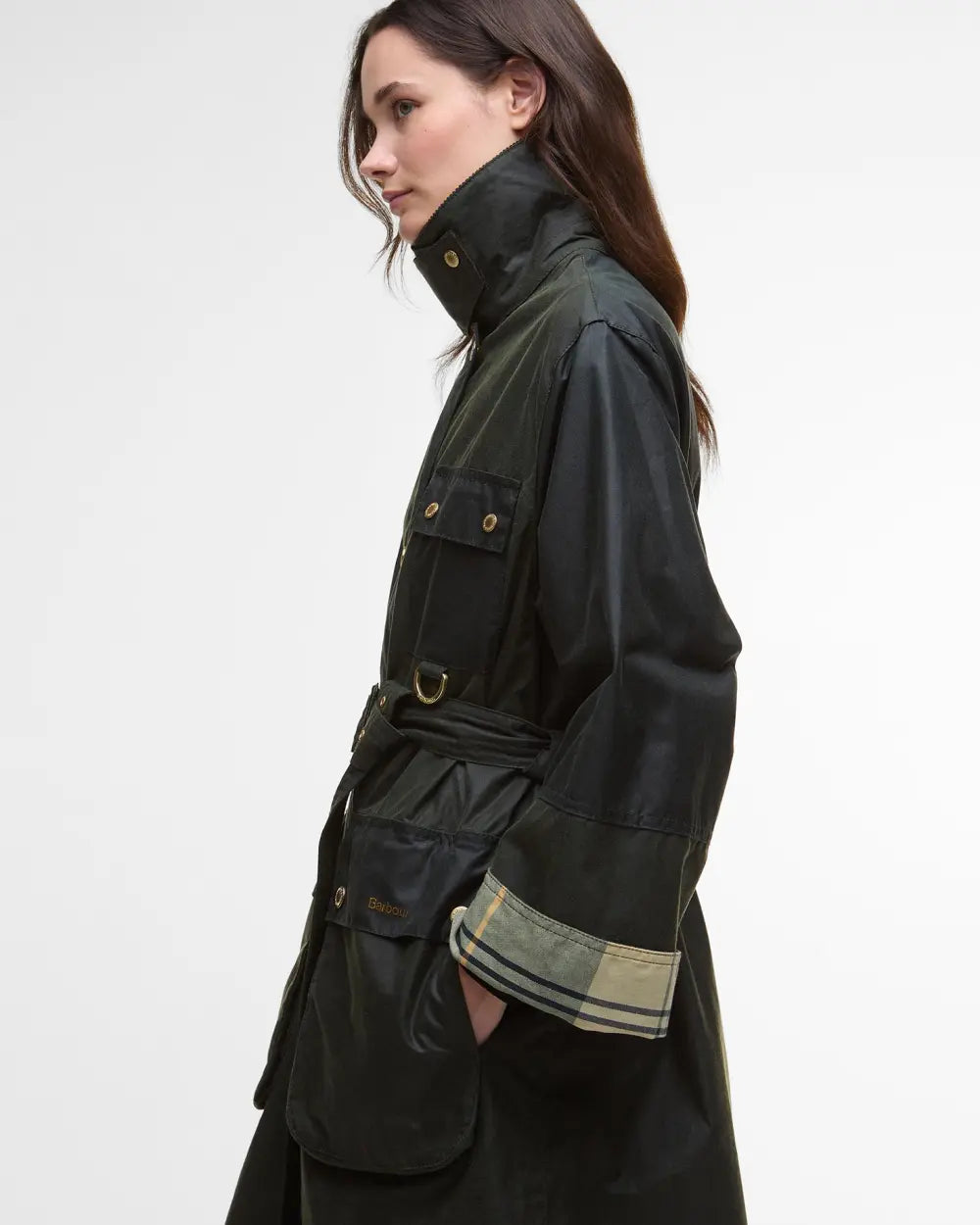 ジャケット・アウター barbour trench coat 46 Barbour Women Milda Waxed Trench Coat Fern/Sage/Ancient – Store Du