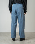 Motiv Pleat Denim Lightweight Herringbone Denim Light Indigo