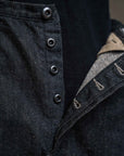 Motiv Pleat Denim Trousers Donegal Denim/Char Brown