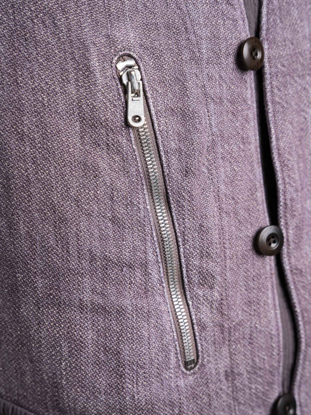 Motiv Wrapped Hunting Vest Heavy Linen Violet