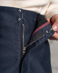 Motiv Pier Trousers High Density Cotton Sateen Navy