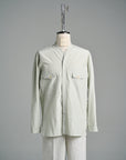 Motiv Mikhail Shirt Fine Cotton Silk Aqua