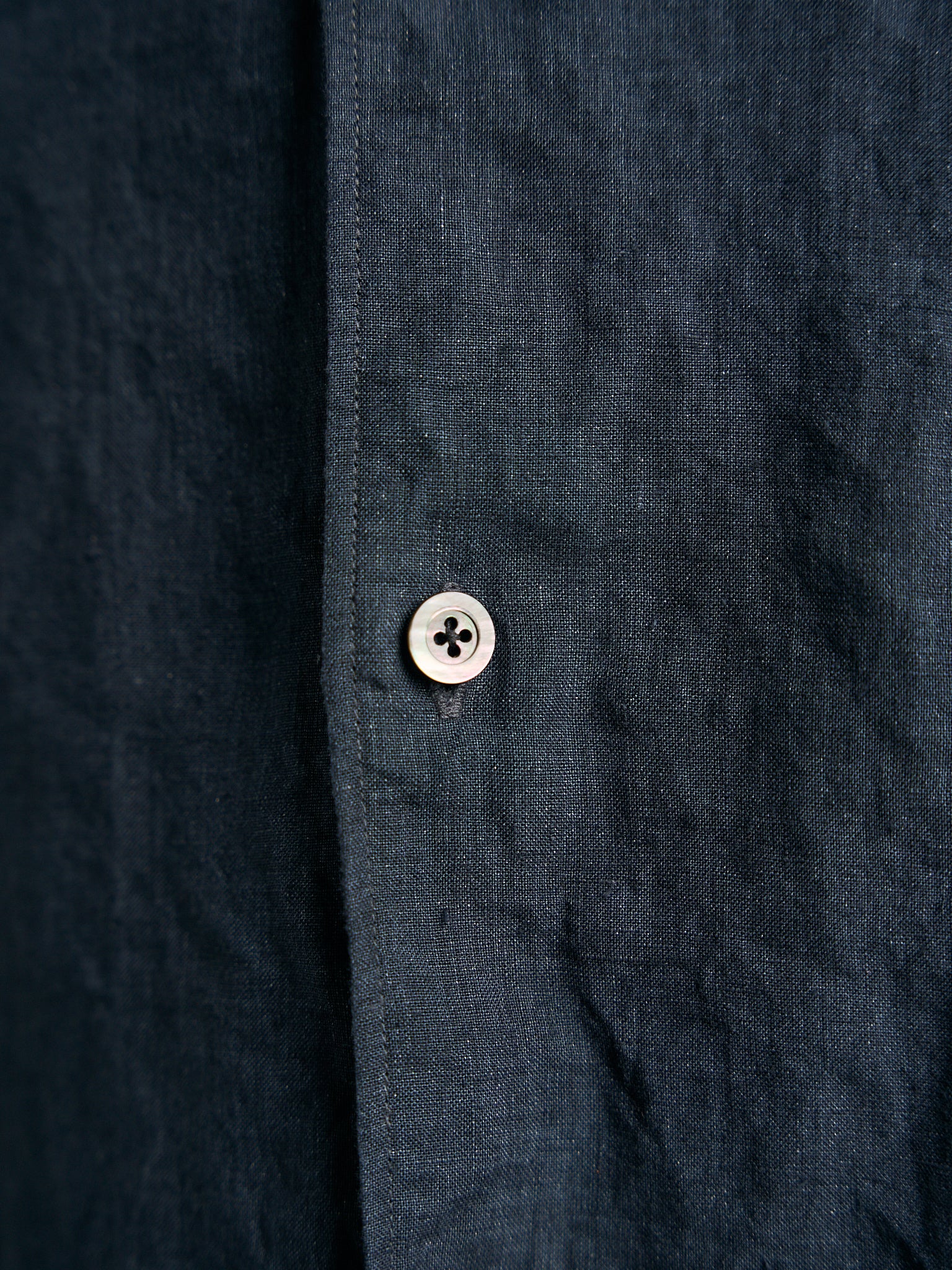Motiv Savon Shirt Superfine Linen Asphalt