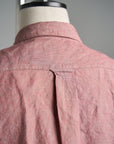 Motiv Draughtsman Shirt Superfine Linen Mauve
