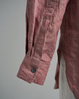 Motiv Draughtsman Shirt Superfine Linen Mauve