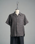 Motiv Arrow Collar Shirt Dobby Double Gauze Slate
