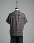 Motiv Arrow Collar Shirt Dobby Double Gauze Slate