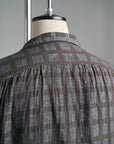 Motiv Arrow Collar Shirt Dobby Double Gauze Slate