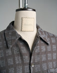 Motiv Arrow Collar Shirt Dobby Double Gauze Slate