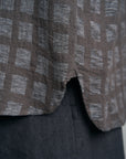 Motiv Arrow Collar Shirt Dobby Double Gauze Slate
