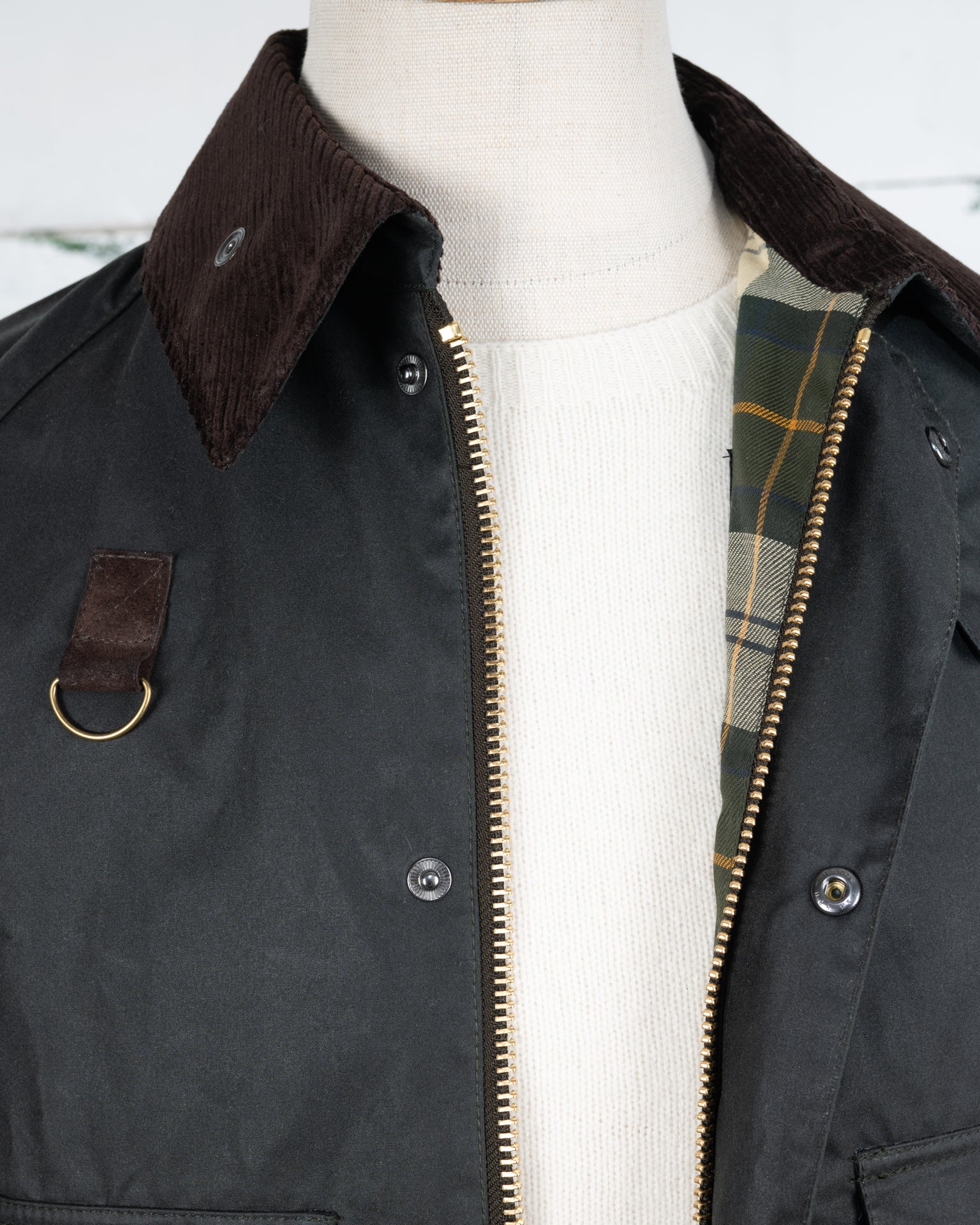 Barbour Spey Wax Jacket Sage