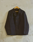 Motiv Continental Sack Jacket High Density Cotton Sateen Navy