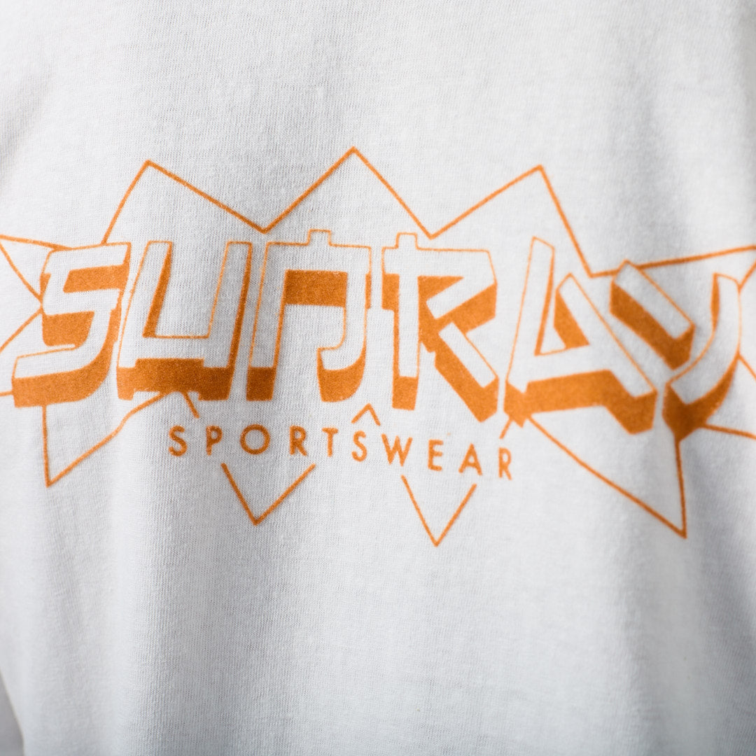 Sunray Tee Haleiwa Frokey Screen Print Off White/Orange