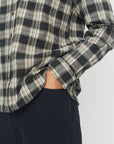 HG Raymond Loose Cut Shirt Black Checks