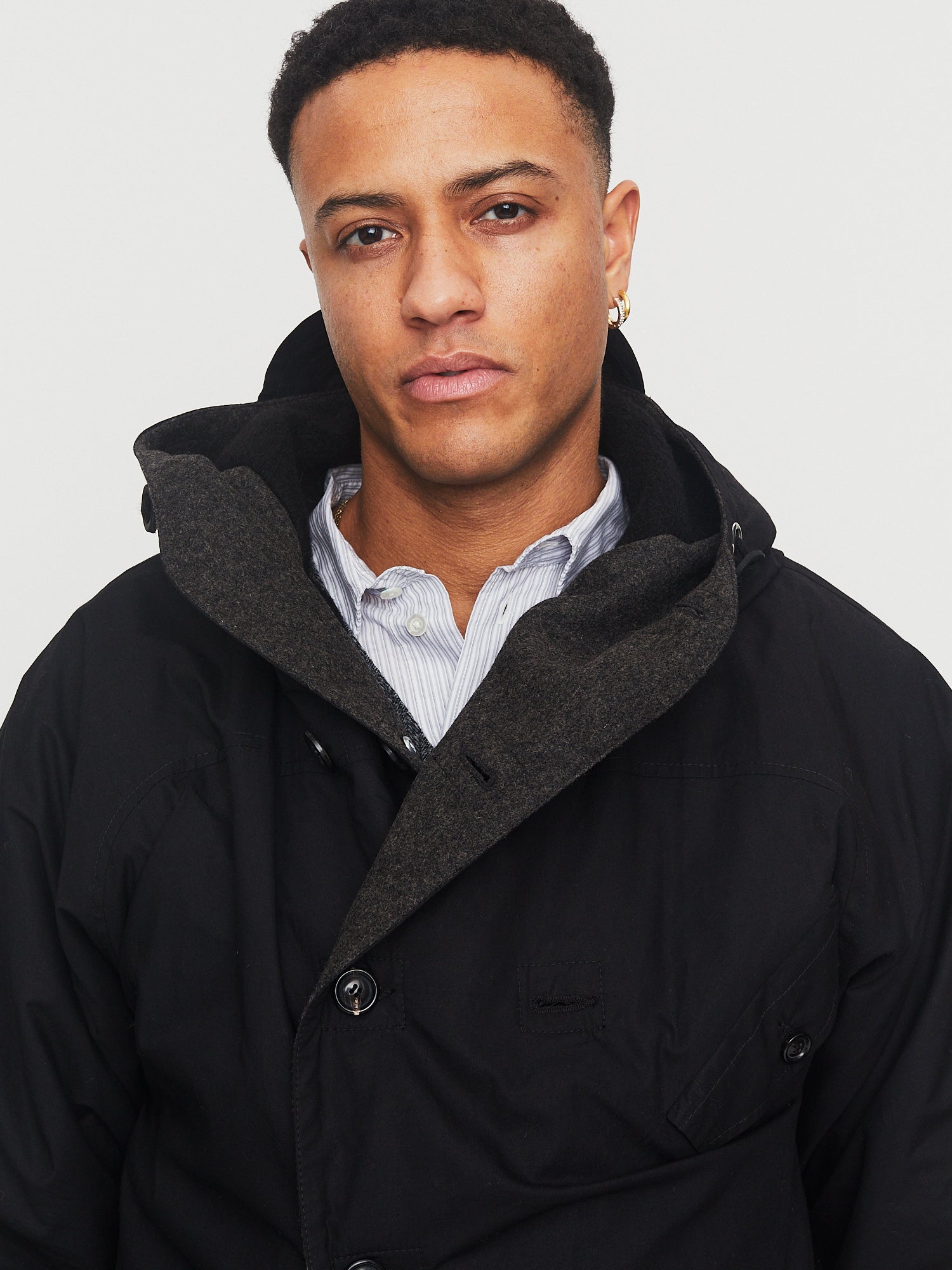 HG Storm Waxed Hooded Parka Nero – Store Du Nord