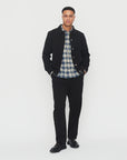HG Raymond Loose Cut Shirt Blue Checks