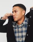 HG Raymond Loose Cut Shirt Blue Checks