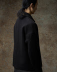 DEVOA Loose Fit Jacket Camel Wool Faded Black