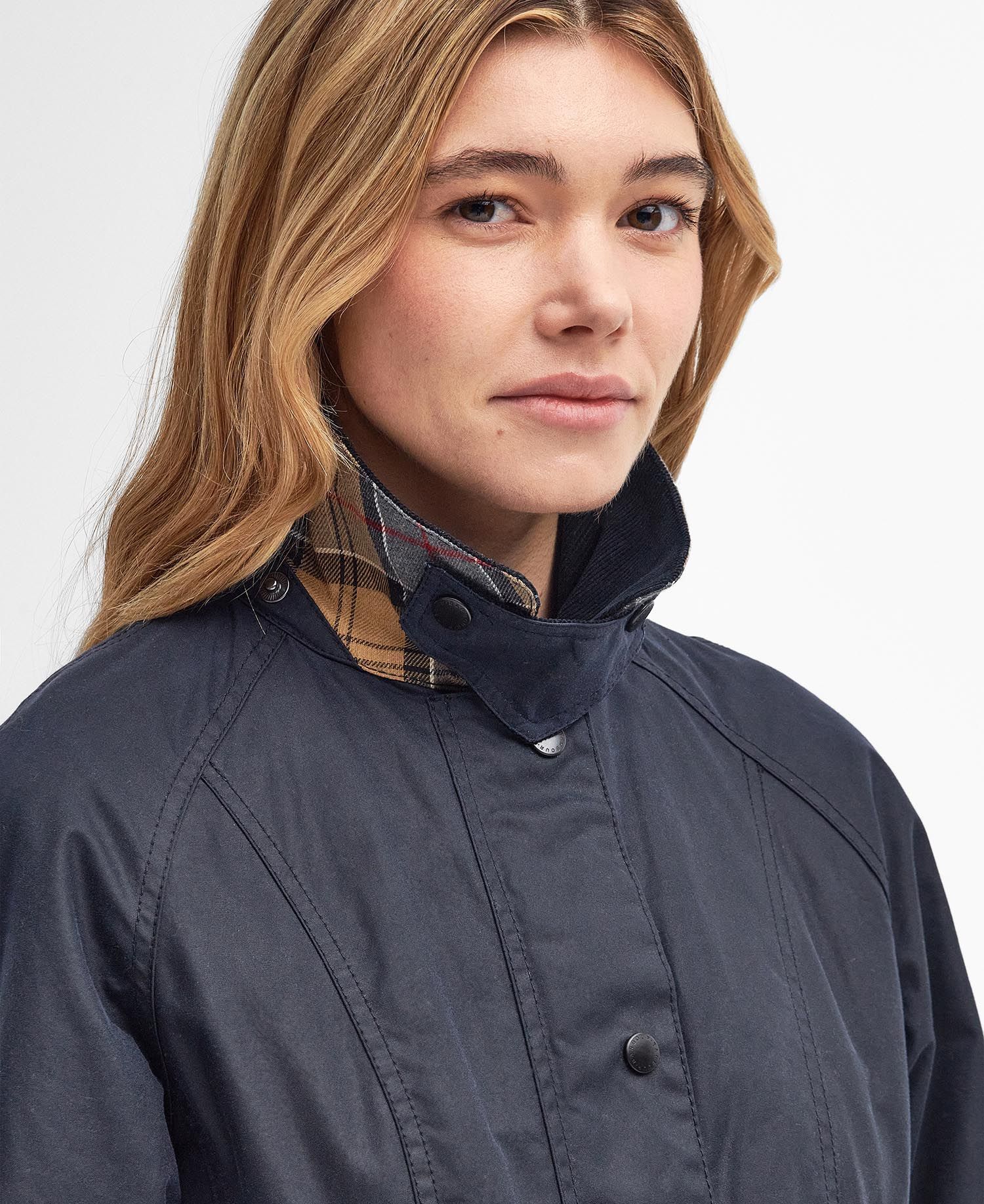 Barbour Women Beadnell Wax Navy